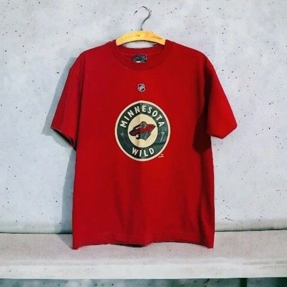 Minnesota Wild Zach Parise #11 NHL Hockey Reebok T-shirt Youth XL